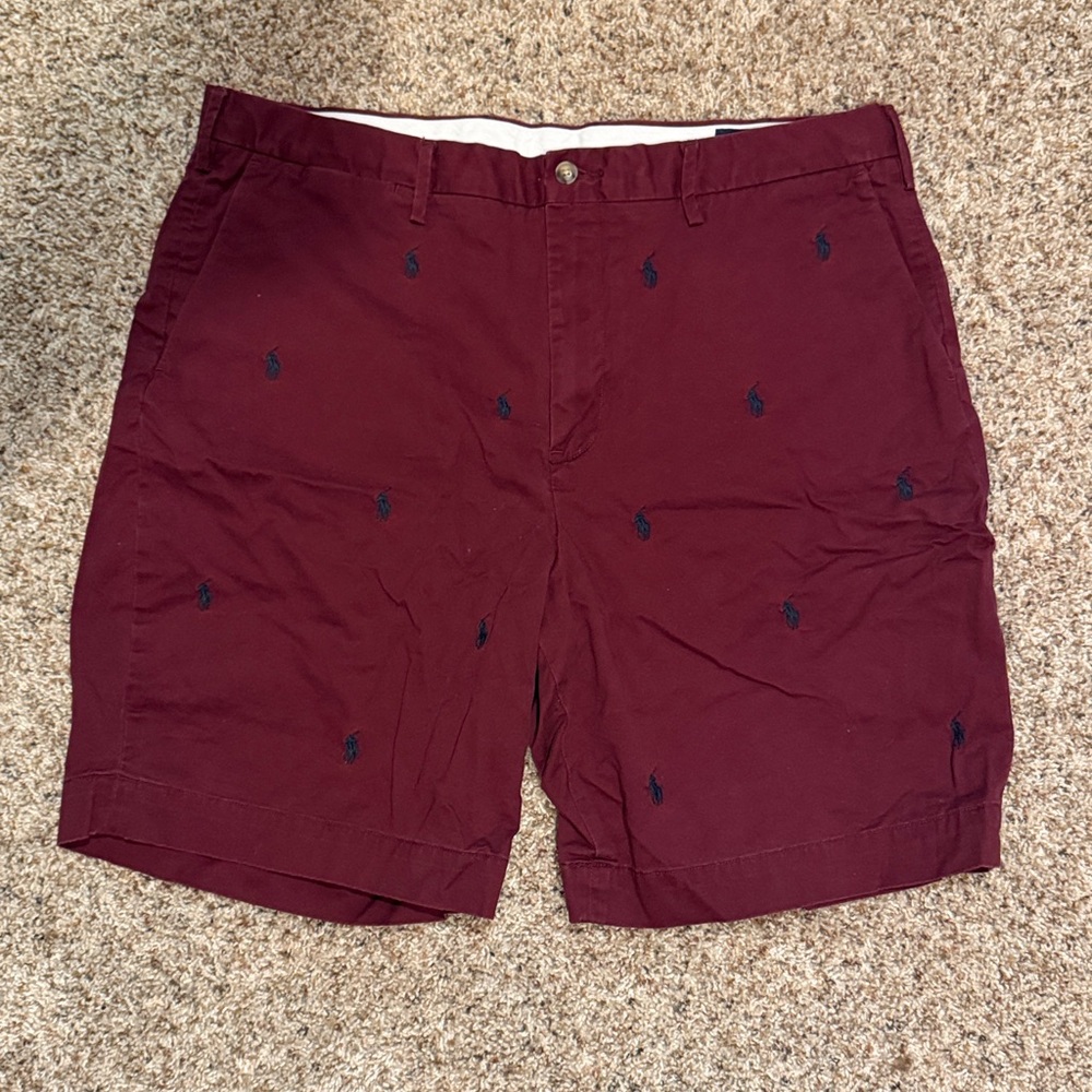 Polo by Ralph Lauren Burgundy Cargo Shorts